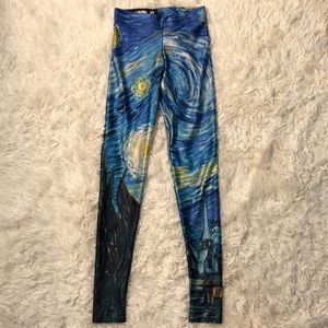 NWT XS BlackMilk Starry Night 2.0 Leggings